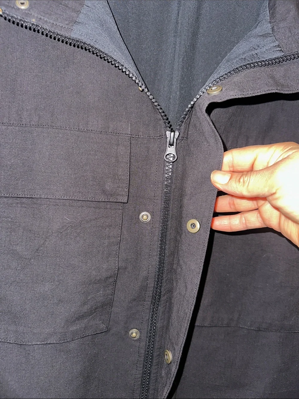 ALO Yoga Men’s Black Bomber Jacket with Subtle Trim